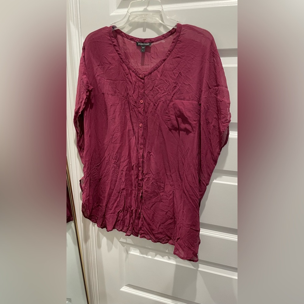 Eileen Fisher Blouse top Large